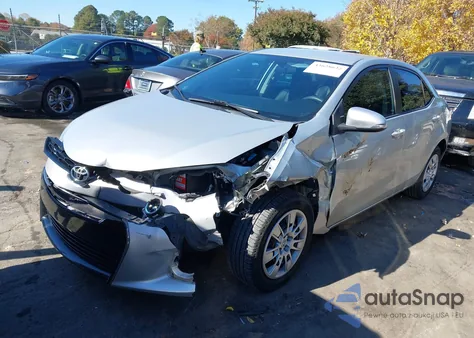 2016 Toyota Corolla S z USA, uszkodzony, nr VIN 2T1BURHE4GC555499